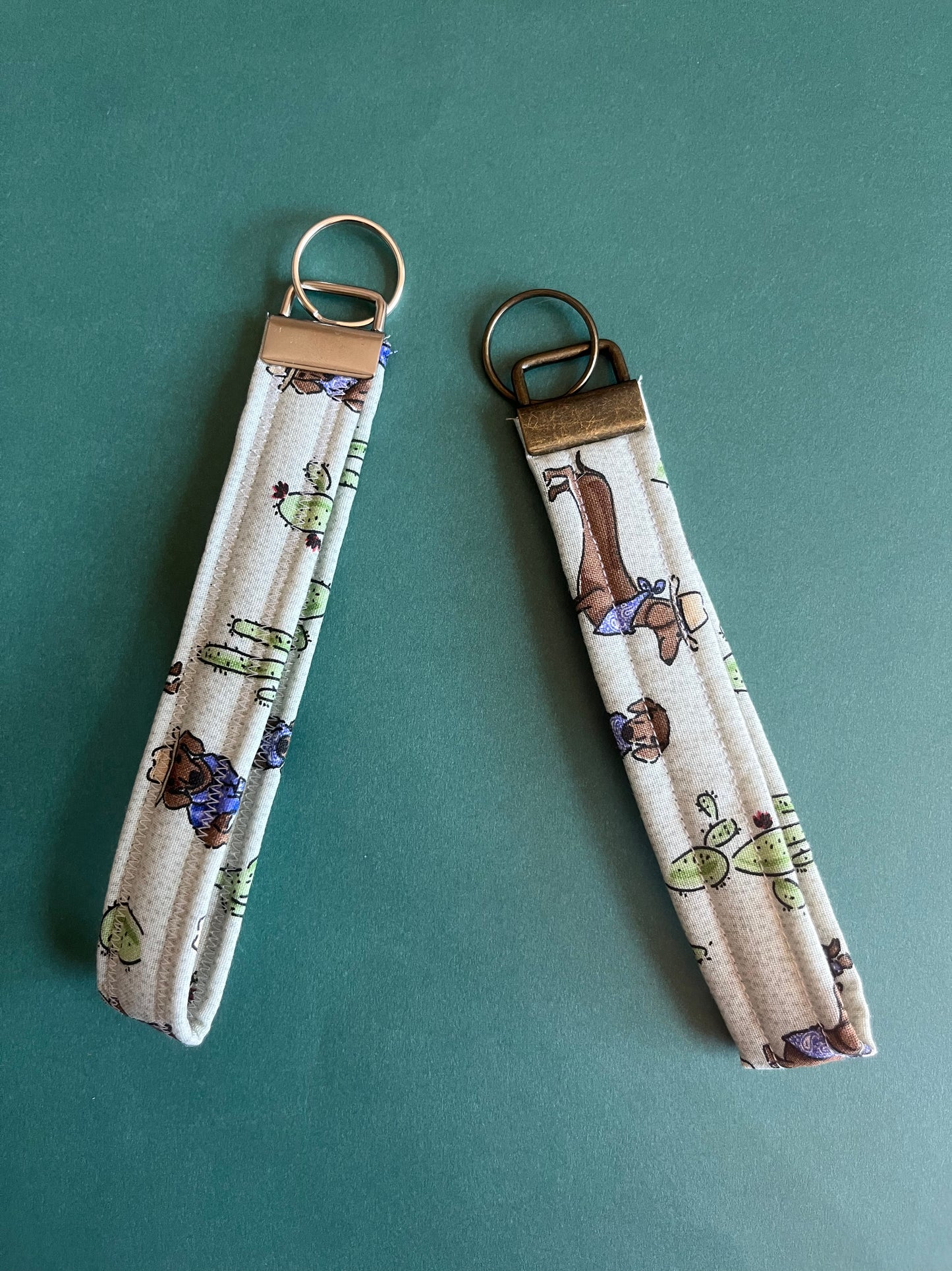 Western Weenies Wristlet Keychain