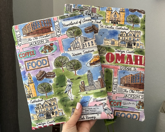 Omaha Places Book Sleeve