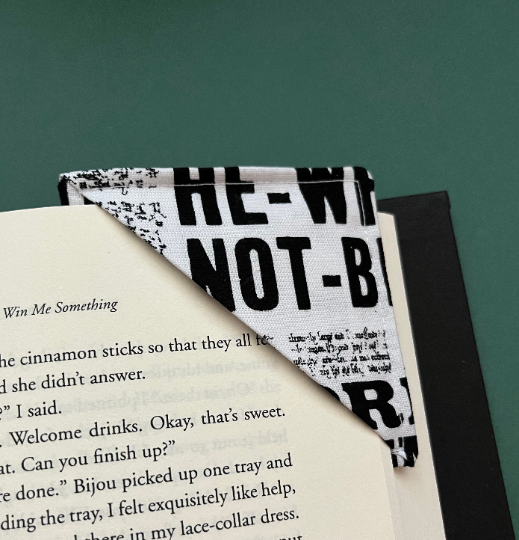 Wizarding Newspaper Corner Bookmark